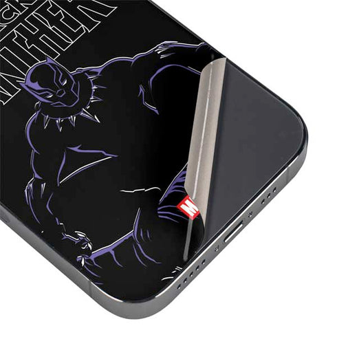 Marvel Black Panther Night Time Watch iPhone 14 Pro Skin