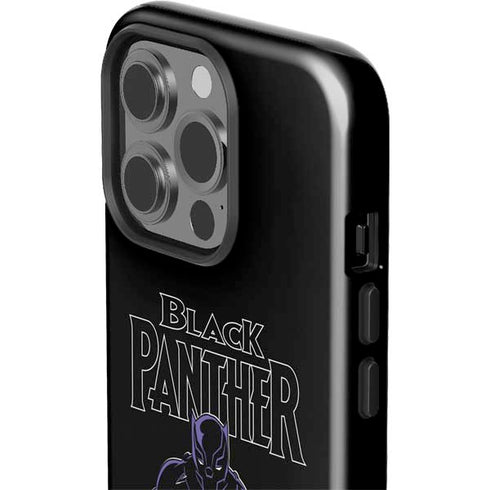 Marvel Black Panther Night Time Watch iPhone 15 Pro Impact Case