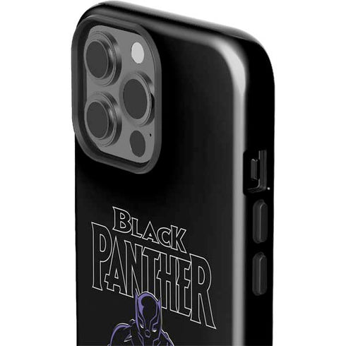 Marvel Black Panther Night Time Watch iPhone 15 Pro Max Impact Case