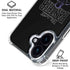 Marvel Black Panther Night Time Watch iPhone 16 Clear Case