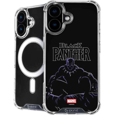 Marvel Black Panther Night Time Watch iPhone 16 Plus MagSafe Case
