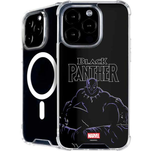 Marvel Black Panther Night Time Watch iPhone 16 Pro Max MagSafe Case