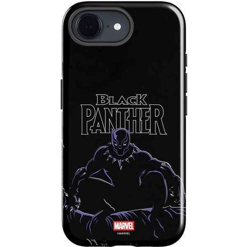 Marvel Black Panther Night Time Watch iPhone 16e Impact Case