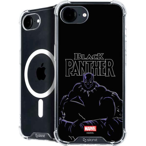 Marvel Black Panther Night Time Watch iPhone 16e MagSafe Case