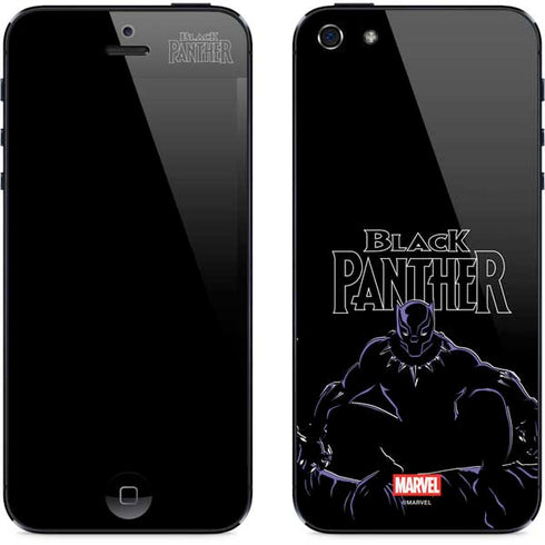 Marvel Black Panther Night Time Watch iPhone 5/5s/5SE Skin