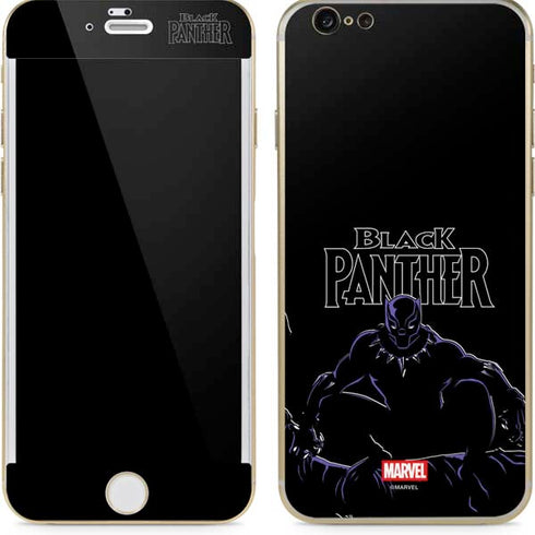 Marvel Black Panther Night Time Watch iPhone 6/6s Skin