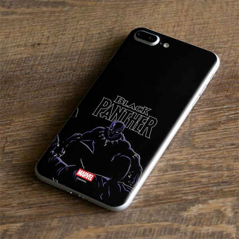 Marvel Black Panther Night Time Watch iPhone 8 Plus Skin