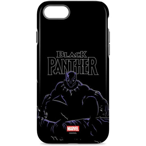 Marvel Black Panther Night Time Watch iPhone 8 Pro Case