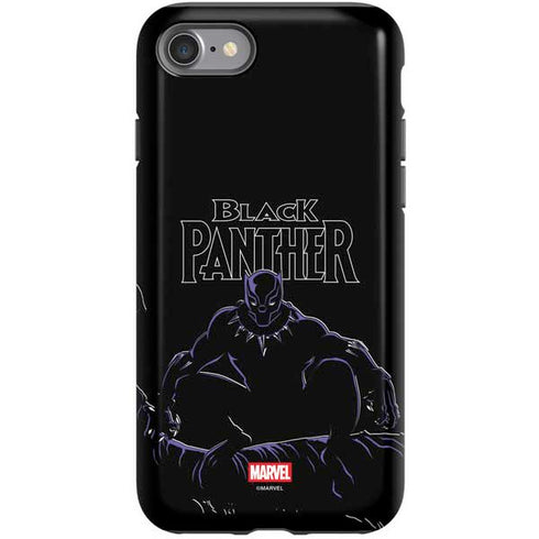 Marvel Black Panther Night Time Watch iPhone SE (2nd & 3rd Gen) Pro Case