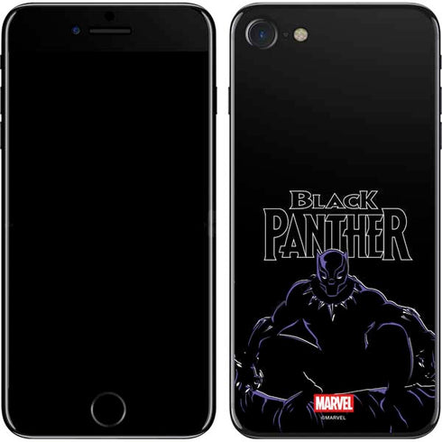 Marvel Black Panther Night Time Watch iPhone SE (2nd & 3rd Gen) Skin
