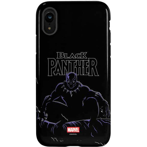Marvel Black Panther Night Time Watch iPhone XR Pro Case