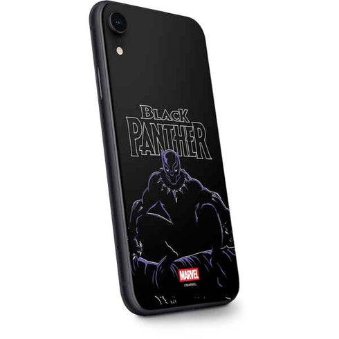 Marvel Black Panther Night Time Watch iPhone XR Skin