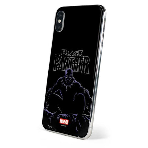 Marvel Black Panther Night Time Watch iPhone XS Max Skin