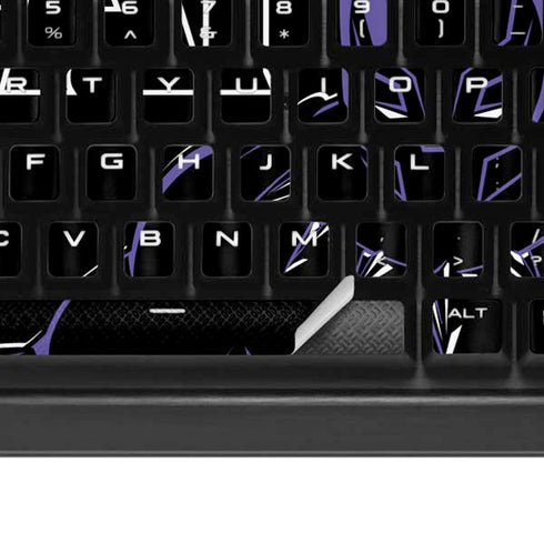 Marvel Black Panther Night Time Watch K95 RGB PLATINUM Mechanical Gaming Keyboard Skin