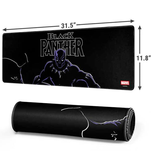 Marvel Black Panther Night Time Watch Gaming Mouse Pad