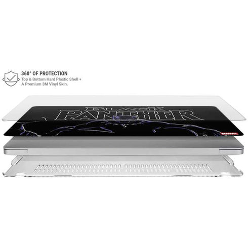 Marvel Black Panther Night Time Watch MacBook Air 15in (2023-2025) Case plus Skin