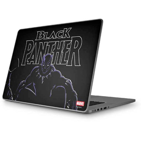 Marvel Black Panther Night Time Watch Apple MacBook Pro 17-inch Skin