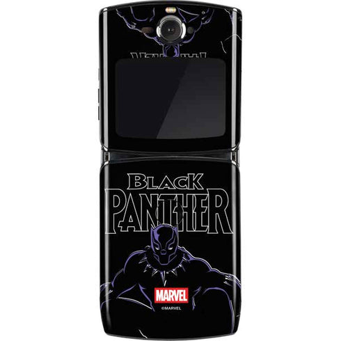 Marvel Black Panther Night Time Watch Motorola RAZR Skin