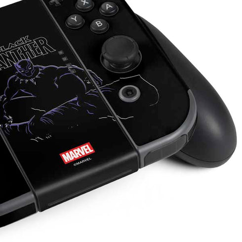 Marvel Black Panther Night Time Watch Nintendo Switch Bundle Skin