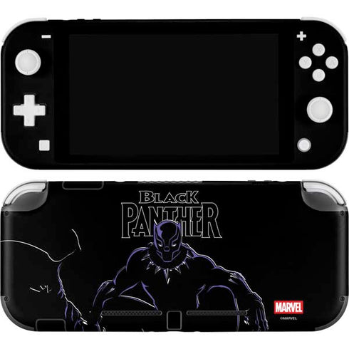 Marvel Black Panther Night Time Watch Nintendo Switch Lite Skin