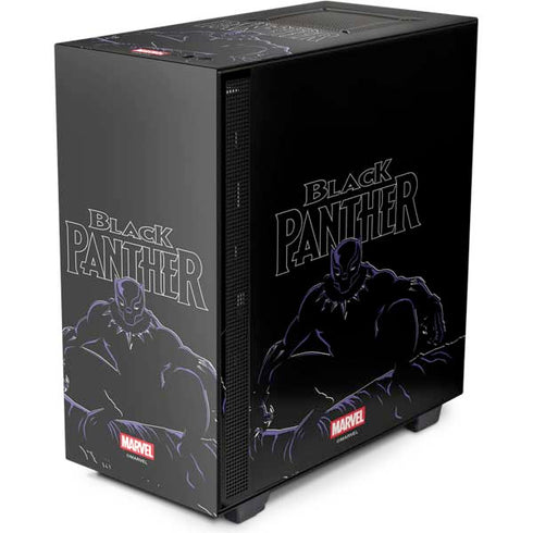 Marvel Black Panther Night Time Watch NZXT H510 Compact ATX Mid-Tower Case Skin