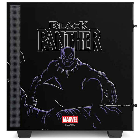 Marvel Black Panther Night Time Watch NZXT H510 Compact ATX Mid-Tower Case Skin