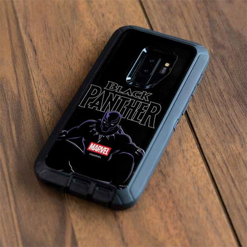 Marvel Black Panther Night Time Watch Otterbox Defender Galaxy Skin