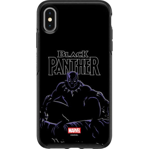 Marvel Black Panther Night Time Watch Otterbox Symmetry iPhone Skin