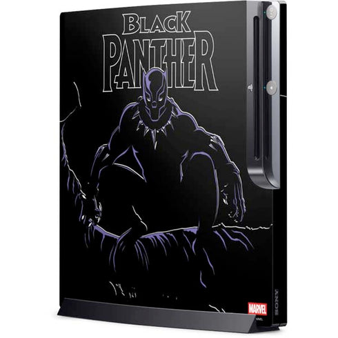 Marvel Black Panther Night Time Watch Playstation 3 & PS3 Slim Skin