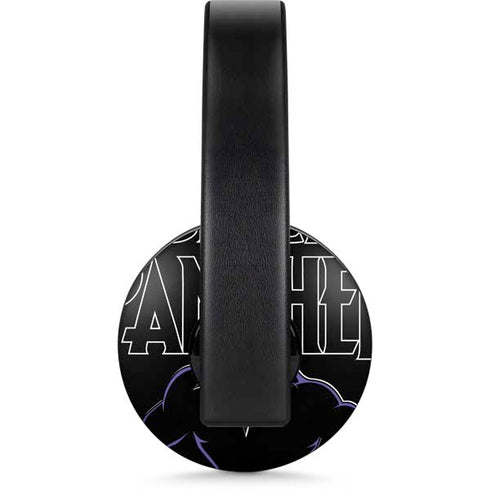 Marvel Black Panther Night Time Watch PlayStation 4 Gold Wireless Headset Skin