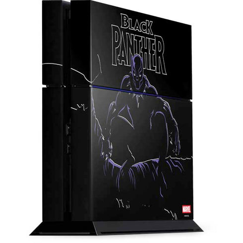 Marvel Black Panther Night Time Watch PS4 Console Skin