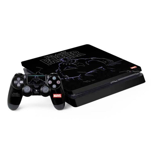 Marvel Black Panther Night Time Watch PS4 Slim Bundle Skin