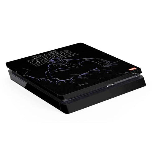 Marvel Black Panther Night Time Watch PS4 Slim Skin