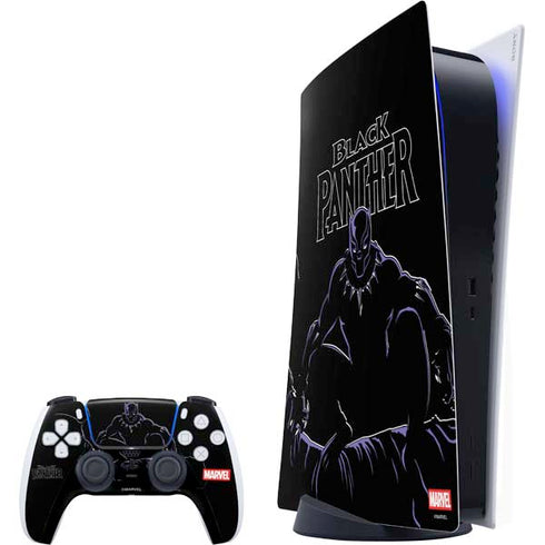 Marvel Black Panther Night Time Watch PS5 Bundle Skin