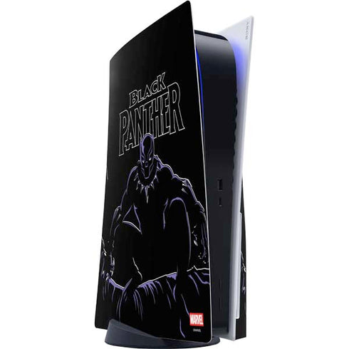 Marvel Black Panther Night Time Watch PS5 Console Skin