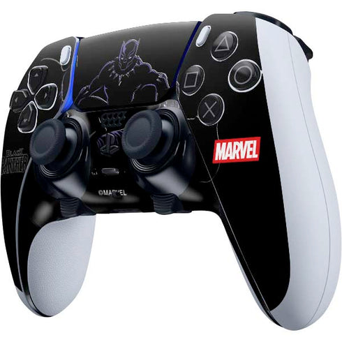 Marvel Black Panther Night Time Watch PS5 DualSense Edge Pro Controller Skin