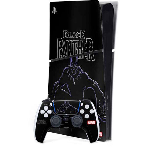 Marvel Black Panther Night Time Watch PlayStation PS5 Skins