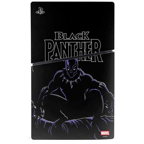 Marvel Black Panther Night Time Watch PS5 Slim Digital Edition Bundle Skin