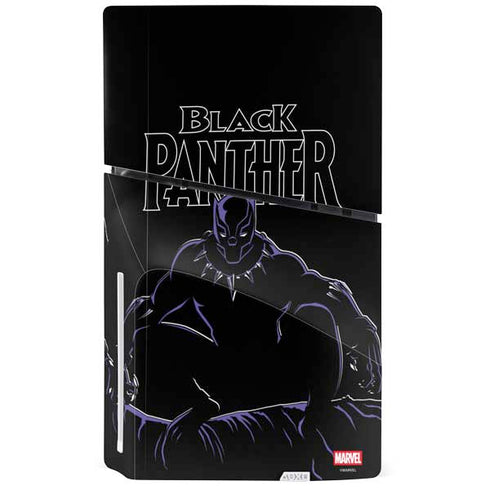 Marvel Black Panther Night Time Watch PS5 Slim Disk Bundle Skin