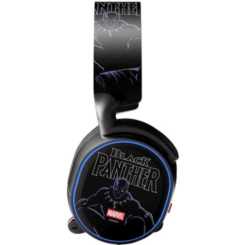 Marvel Black Panther Night Time Watch SteelSeries Arctis 3 Skin