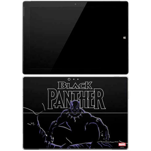 Marvel Black Panther Night Time Watch Surface Pro 3 Skin