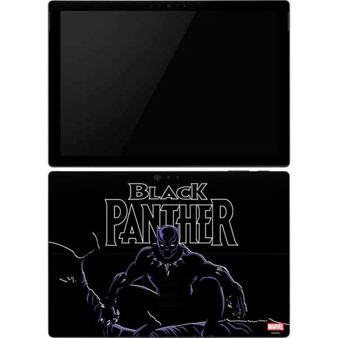 Marvel Black Panther Night Time Watch Surface Pro 6 Skin