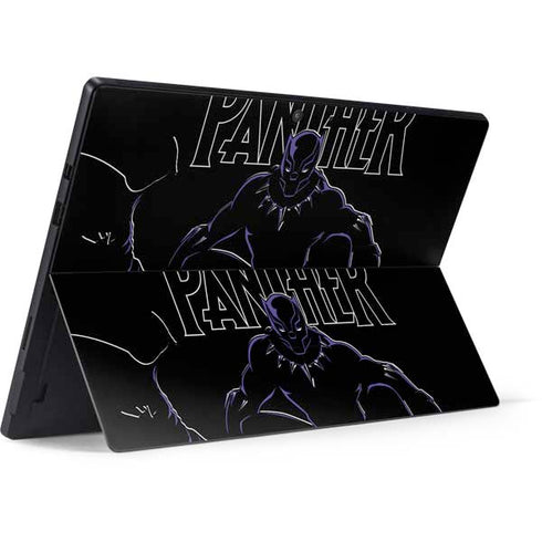 Marvel Black Panther Night Time Watch Surface Pro 7 Skin