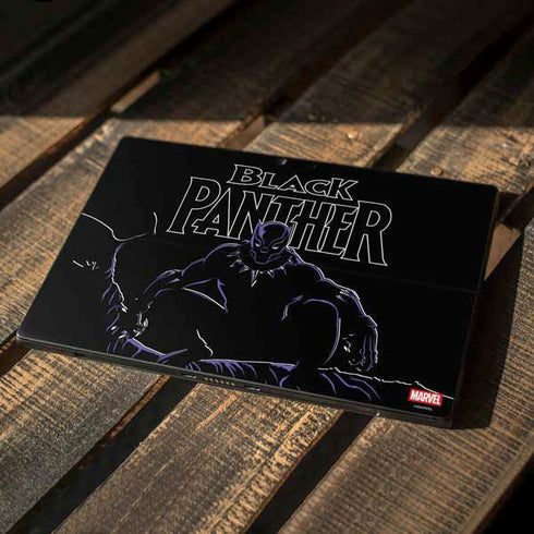 Marvel Black Panther Night Time Watch Surface Pro 7 Skin