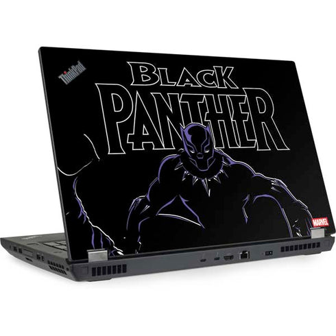 Marvel Black Panther Night Time Watch Lenovo ThinkPad Skin