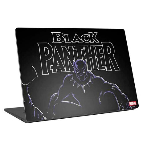 Marvel Black Panther Night Time Watch Universal Laptop 12in (9.8 x 6.8in) Skin