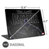Marvel Black Panther Night Time Watch Universal Laptop 16.6in (13.4 x 9.7in) Skin