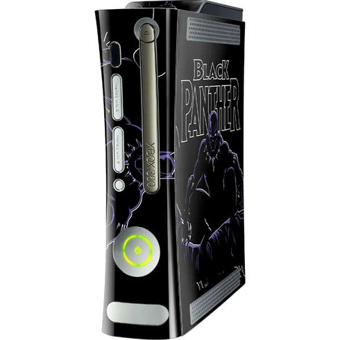 Marvel Black Panther Night Time Watch Xbox 360 (Includes HDD) Skin