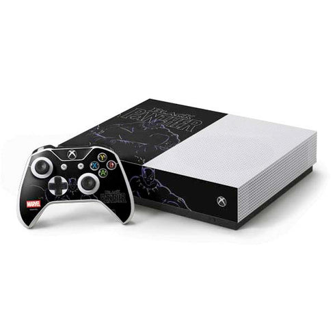 Marvel Black Panther Night Time Watch Xbox One S All-Digital Edition Bundle Skin