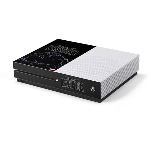 Marvel Black Panther Night Time Watch Xbox One S Console Skin